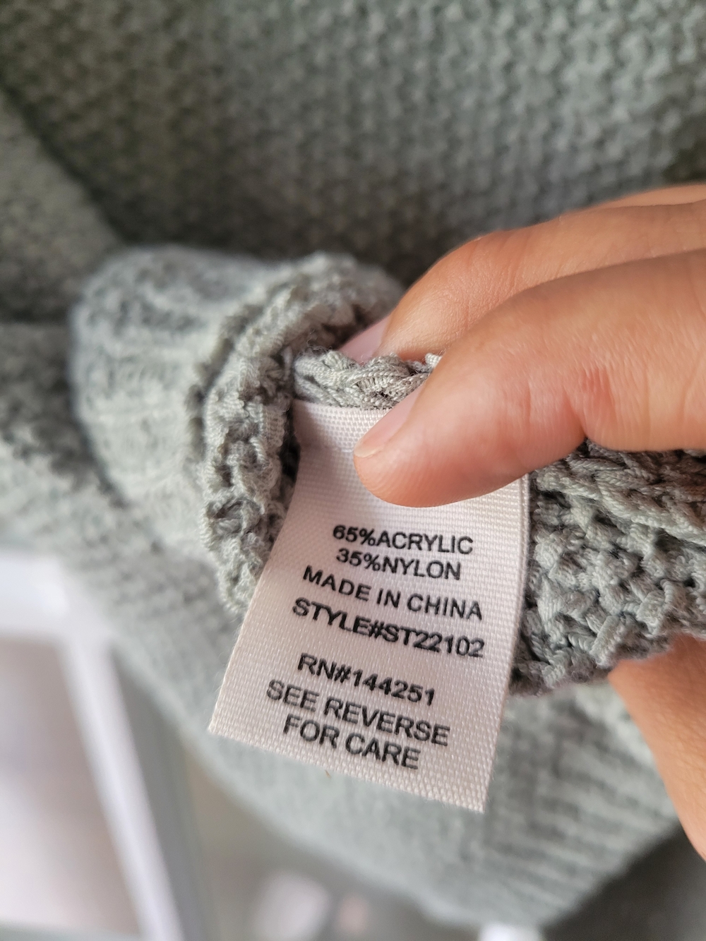 Moon & Madison short sleeve sweater cropped textured knit Sage Green Sz Small - Picture 10 of 13
